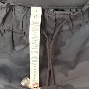 lululemon athletica Black Camo Pants